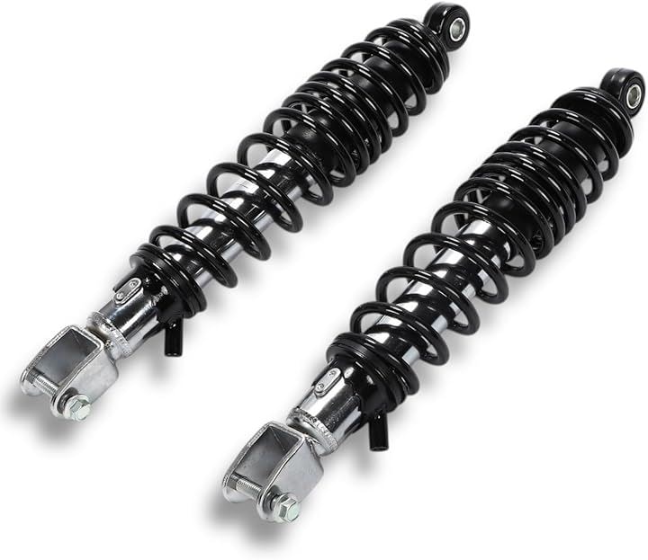 互換品 シグナスX リアサスペンション 320mm SE44J SE12J マジェスティ 125 5CA SE22 SE27 等 ヤマハ 用 バイク リアショックアブソーバー(ブラック)