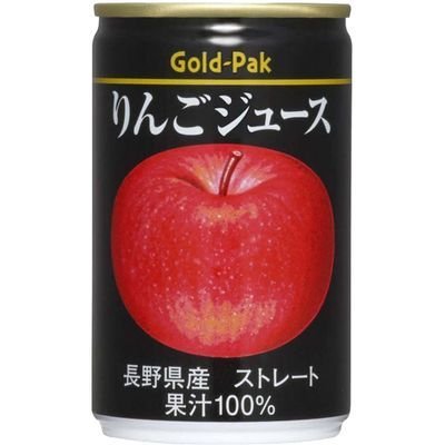 ゴールドパック 長野県産りんごジュース 160g×20本 ストレート