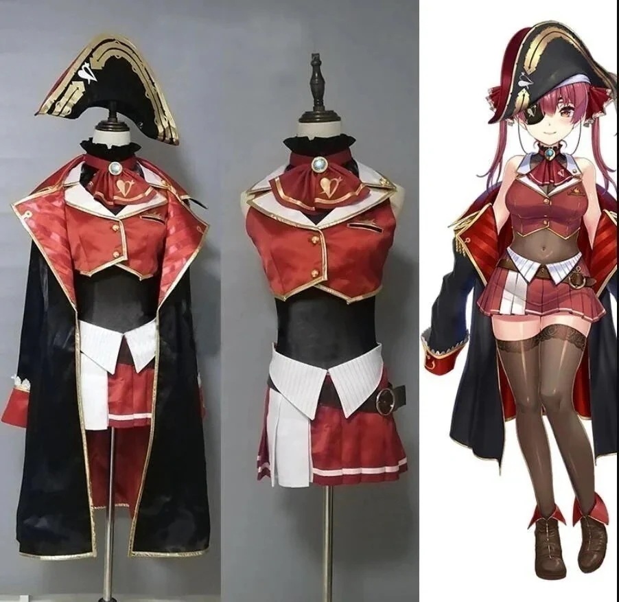 【短納期】超低価 格2025コスプレ ハロウィン VTuber バーチャルライバー 宝鐘マリン コスプレ衣装 変装 仮装 コスチューム ハロウィン