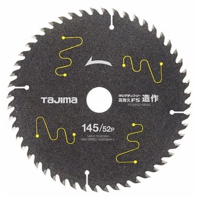 他サイト： タジマ(Tajima) チップソー高耐久FS造作 145mm×52P TC-KFZ14552の商品画像