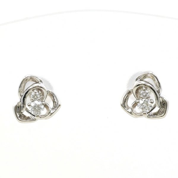 PT900 プラチナ ピアス ダイヤ 0.05 ×2 総重量約1.3g ジュエリー 中古