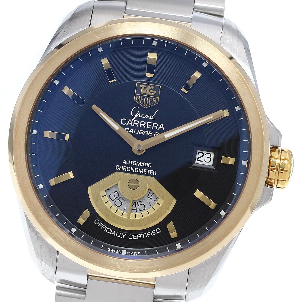タグホイヤー TAG HEUER WAV515A グランドカレラ キャリバー6 デイト 自動巻き メンズ 良品 _915133【中古】