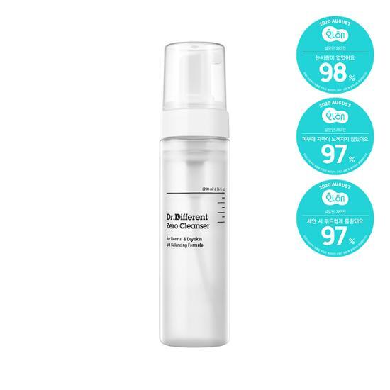 [つっぱり感ゼロ/フォームタイプ] Dr.Different ゼロクレンザー 200ml (普通肌～乾燥肌向け)