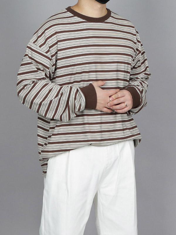 WML テンポ ストライプ 長袖 Tシャツ