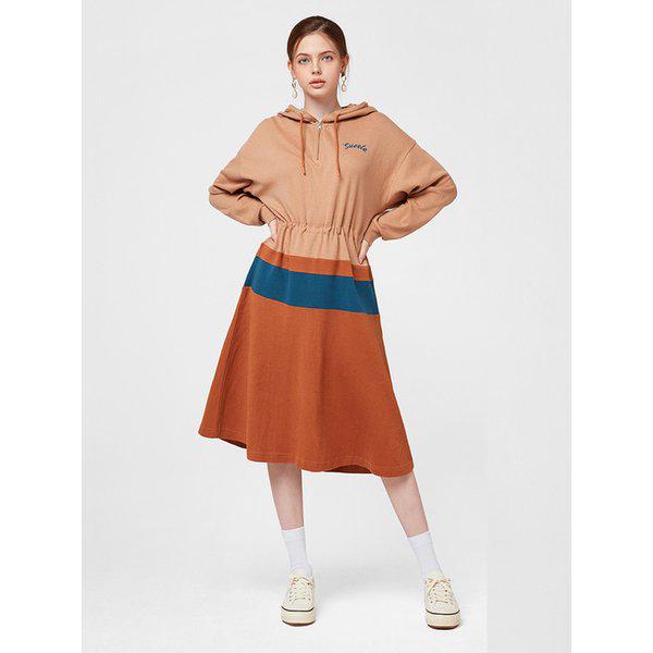 テニスクラブフードワンピース