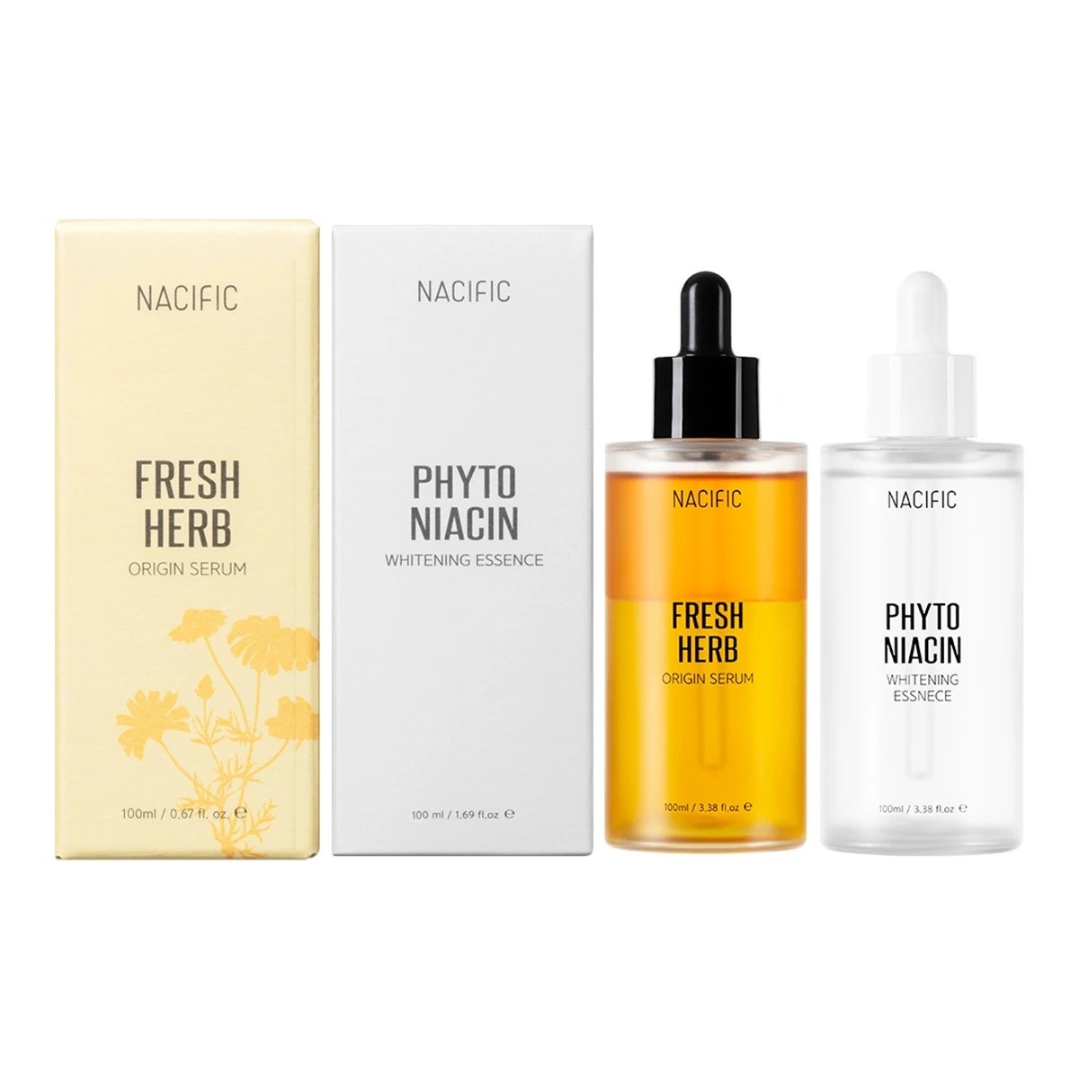 ネシチュー オリジンセラム 100ml & Whitening エッセンス セット 100ml
