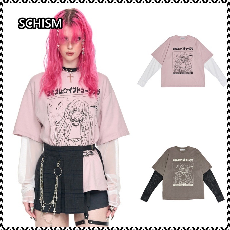 SCHISM LAYERED MESH SLEEVES