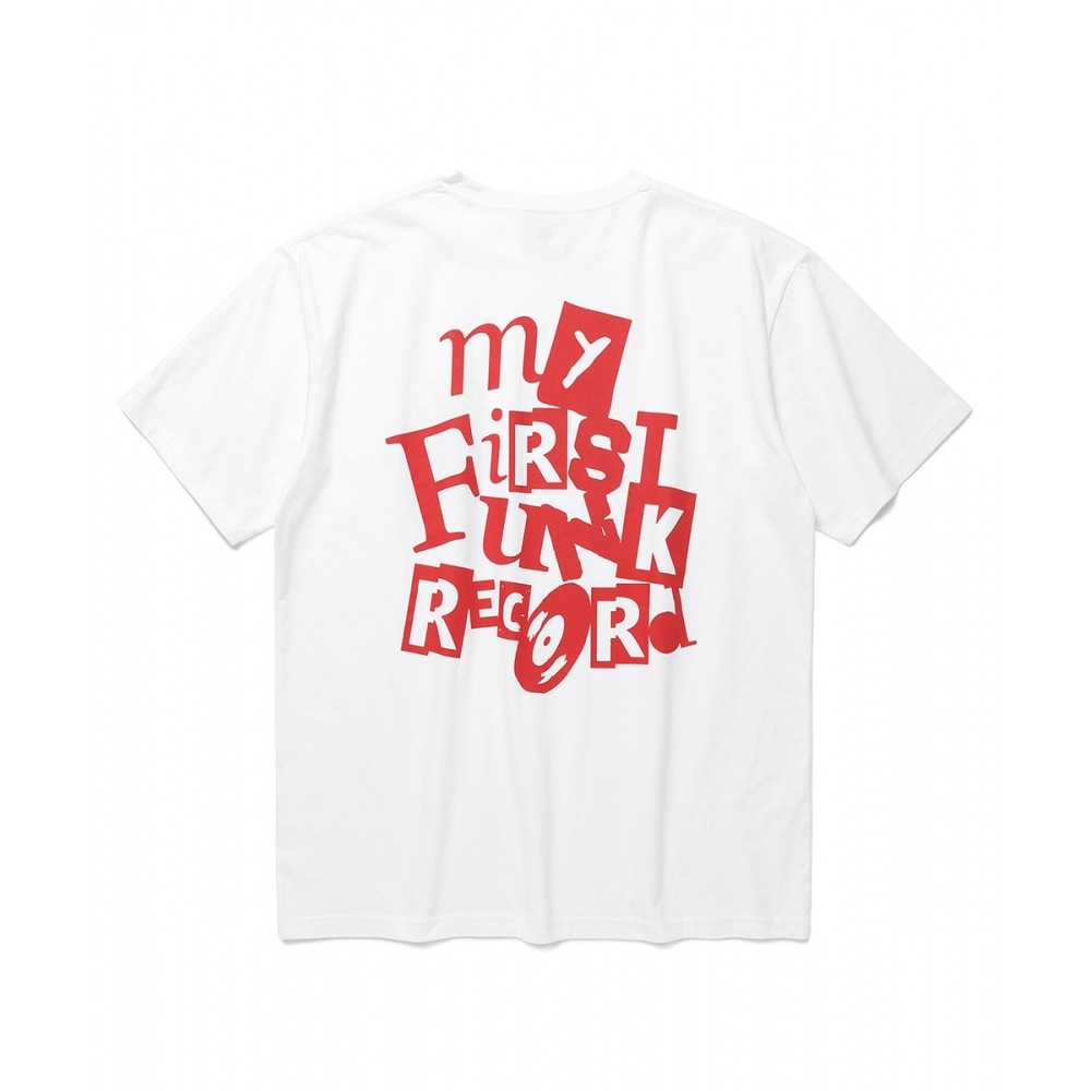 CAVISH FUNK RECORD SS TEE WHITE(CV2DMUT513A)