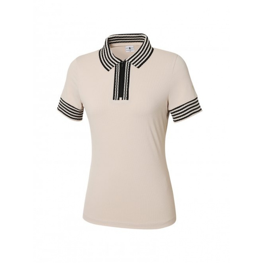 ワイドアングル CF ニットミックス Tシャツ L_ベージュ