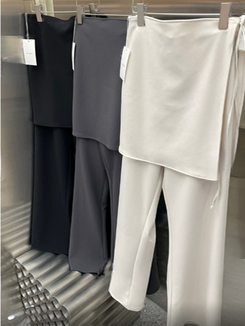 スカートレイヤードパンツ