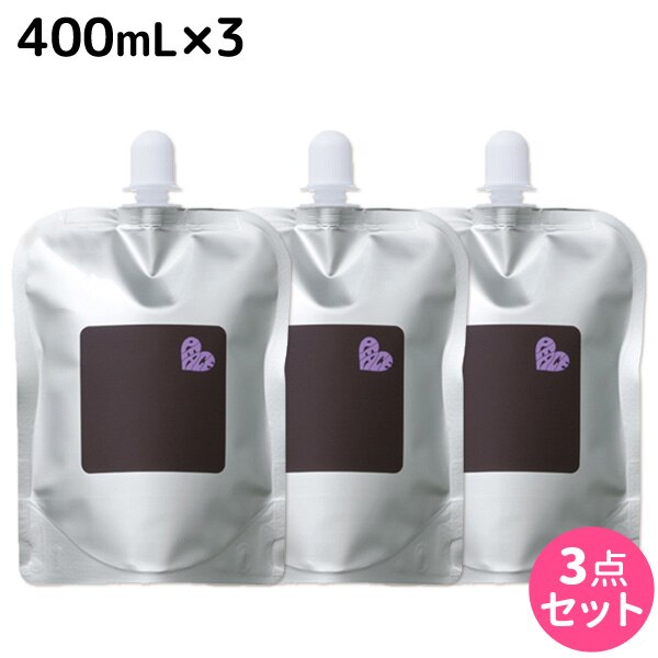 ピース バウンシーカールホイップ 400mL 詰め替え 3個 セット