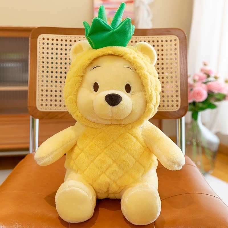 Qoo10] パイナップルくまのプーさんぬいぐるみ人形 : おもちゃ・知育