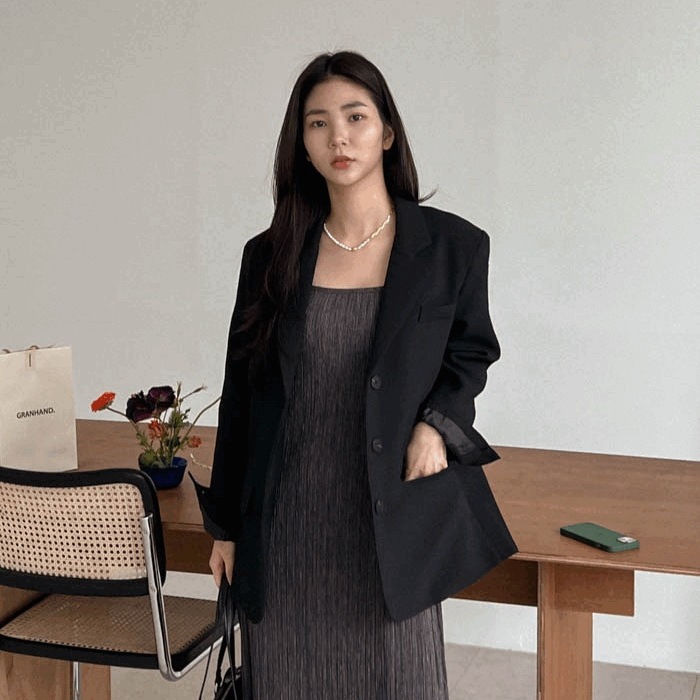 ボヤ スリーボタン ジャケット (3col)