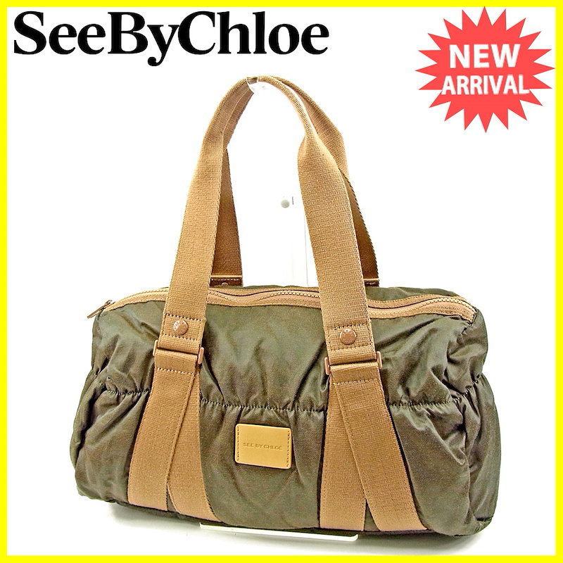 クロエ Chloe ボストンバッグ ミニボストンバッグ レディース メンズ 可 ロゴプレート ブラック×ベージュ キャンバス×レザー 美品 セール 【中古】 T3798 . クロエ Chloe ボストンバッグ ミニボストンバッグ レディース メンズ 可 ロゴプレート ブラック×ベージュ キャンバス×レザー 美品 セール 【中古】 T3798 .