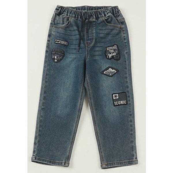 ヴィンテージワッペンバギーデニムパンツ