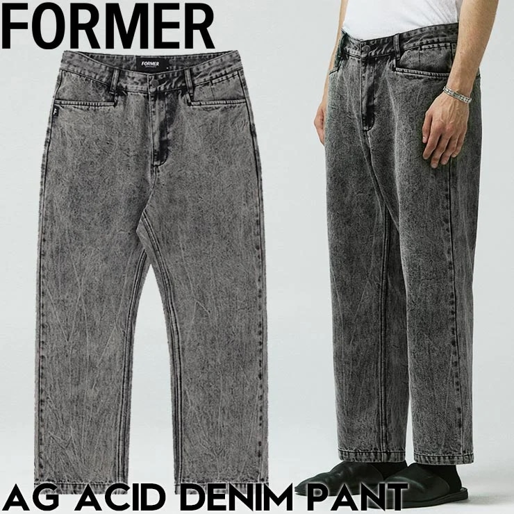 FORMER フォーマー AG ACID DENIM PANT BLACK デニム ジーンズ パンツ オースティン・ジレット FPA-25304 日本代理店正規品