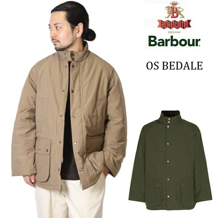 バブアー バラクータ ビデイル ノンワックス OS BEDALE バラクータコットン オーバーサイズ 中綿 Barbour BARACUTA ジャケット カバーオール コート コラボ