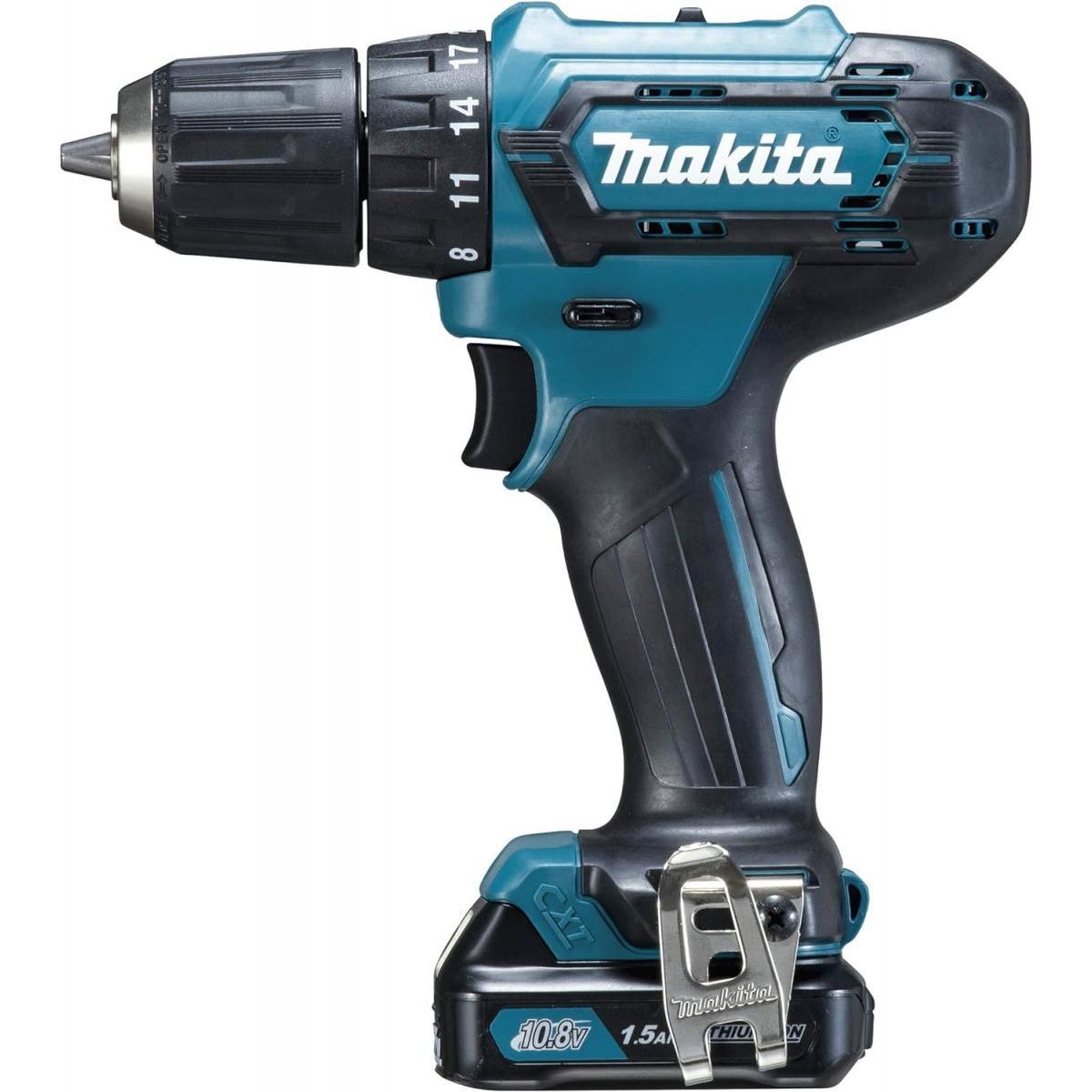 マキタ(Makita) 充電式ドライバドリル 10.8V1.5Ah バッテリ・充電器・ツールバッグ付 DF333DSHS 16,480円