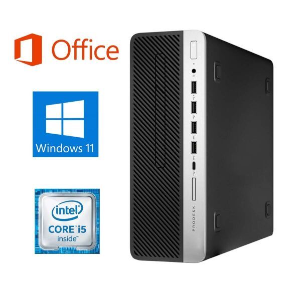 【サポート付き】HP ProDesk 600 G5 Windows11 SSD:128GB メモリー:16GB Office 2019