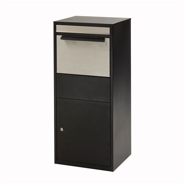 デリバリーボックス 約W46.5xD37.5xH102.5cm ブラック 完成品