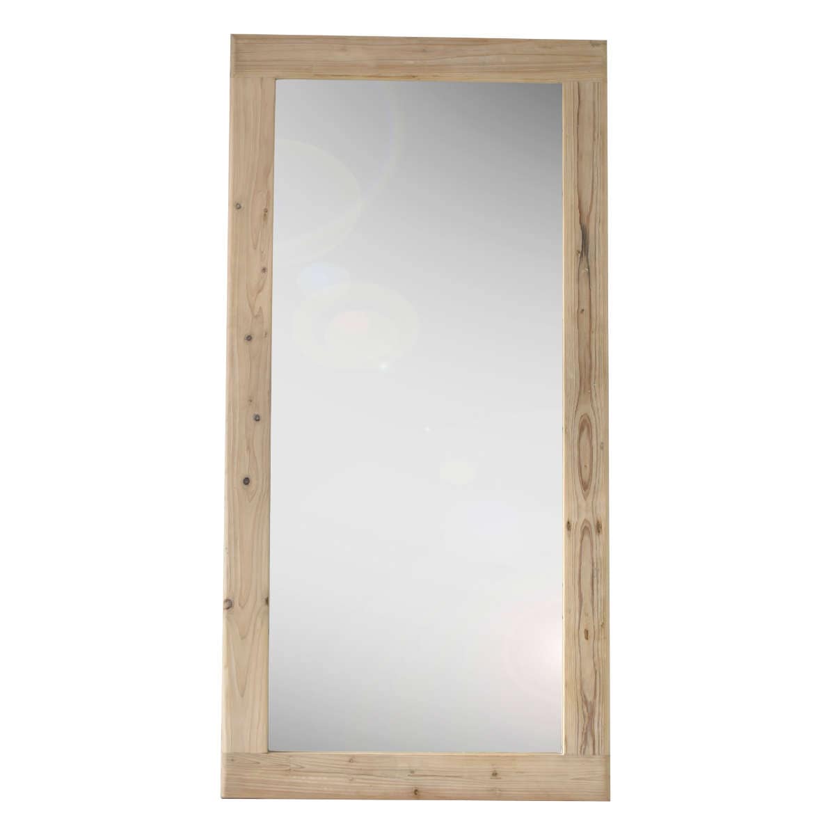 ミラー 全身 木枠 天然木 古材 90x180cm 大きめ 大きい 鏡 かがみ 立てかけ 立掛け 完成品 木製 フレーム 玄関 リビング クローゼット アンティーク風 開梱設置