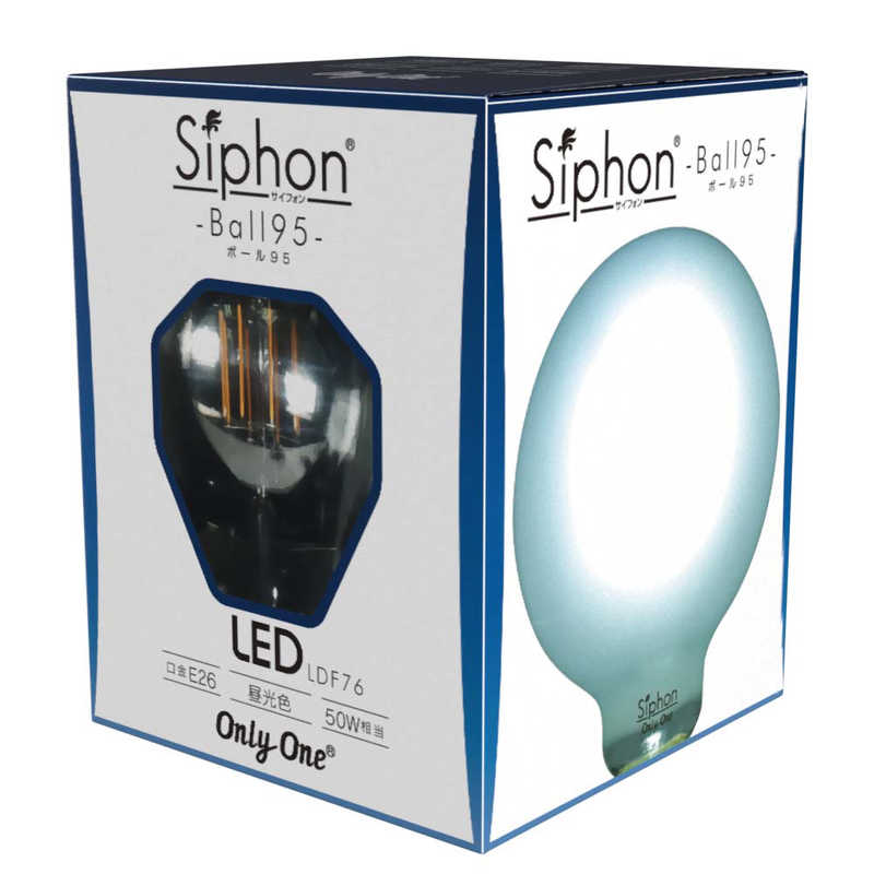 ビートソニック　フィラメントLED電球 Siphon フロスト ボール95 E26 [E26/昼光色]　LDF76
