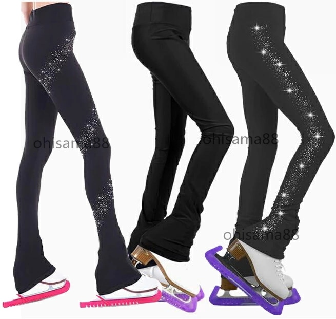 New type追加！フィギュアスケートパンツ タイツ ロングパンツ スケートウエア レッスン着 優しい 練習衣装 レギンス トレーニング アイスパンツ レディース パンツ 練習パンツ 女性 フィギュ 4,826円
