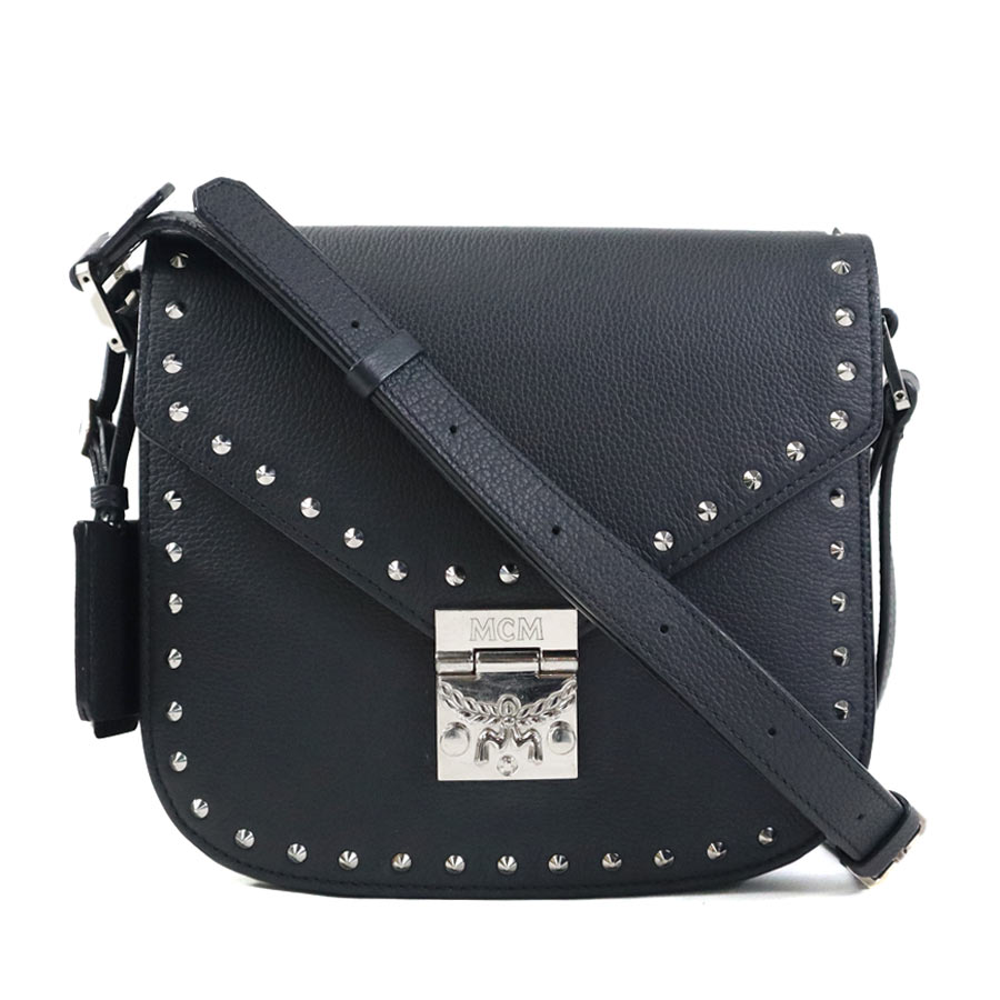 エム シー エム MCM ショルダーバッグ レザー ブラック レディース r10535g 33,020円