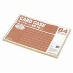 （業務用2セット）ジョインテックス 再生カードケース軟質B4*10枚 D067J-B4