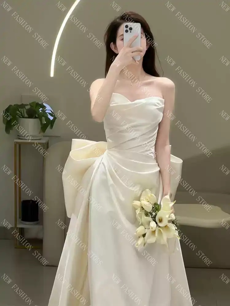 ウエディングドレス胸拭きフィッティングドレススカート-31