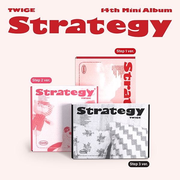 予約特典 [3種セット] TWICE 14th Mini Album [STRATEGY] 公式アルバム 韓国チャート反映