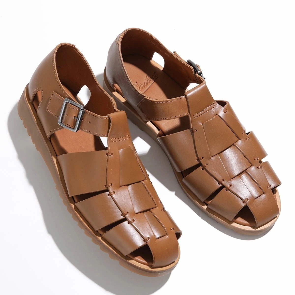 Paraboot パラブーツ グルカサンダル 123303 PACIFIC SPORT パシフィック メンズ スポーツソール レザーシューズ 靴 COGNAC