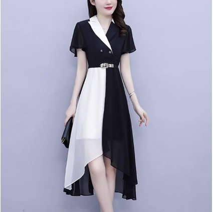 ワンピース ミモレ ミモレ丈 ロング ロング丈 袖あり 半袖 襟付き 快適 着心地 大人可愛い きれいめ 大人 おしゃれ お洒落 かっこいい レトロ 大人女子 こなれ感 ラブリー キュート ルーズ