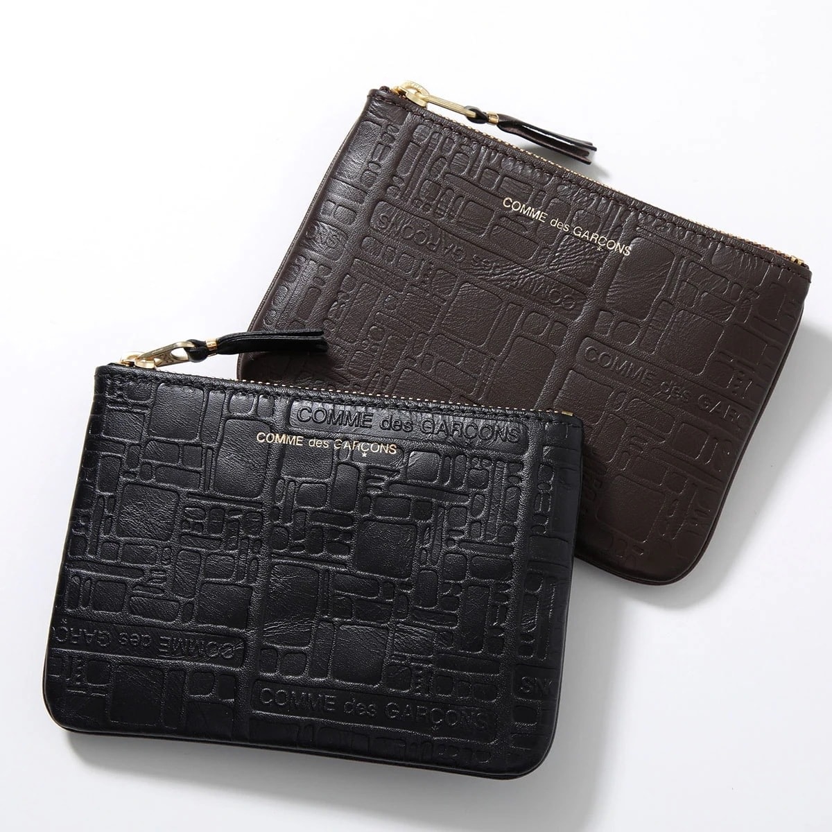 COMME des GARCONS コムデギャルソン コインケース SA8100EL メンズ レザー ロゴ ミニ財布 ポーチ 小物入れ カラー2色