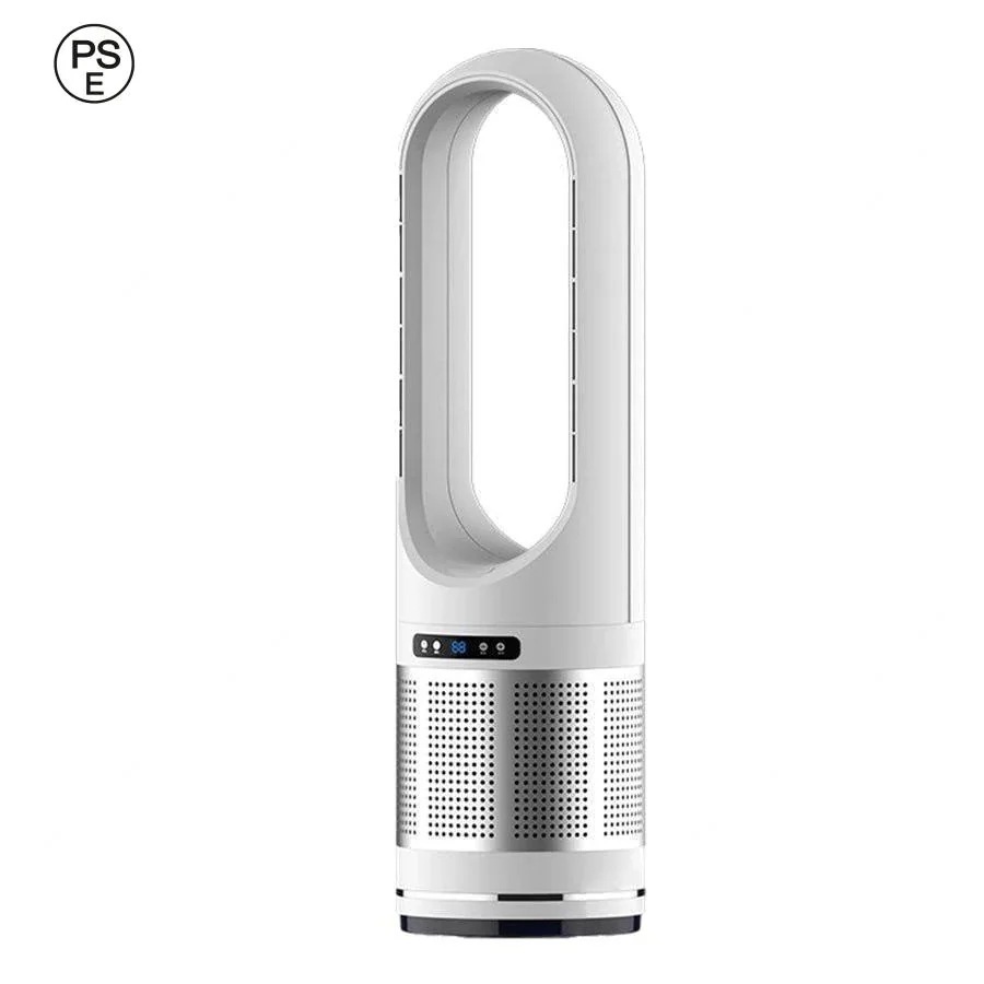 セラミックヒーター 温冷風扇 扇風機 羽なし 空気清浄機 静音温風機 冷暖タイプ おしゃれ ヒータータワーファンリモコン付き 自動首振り 暖房 家電 省エネ