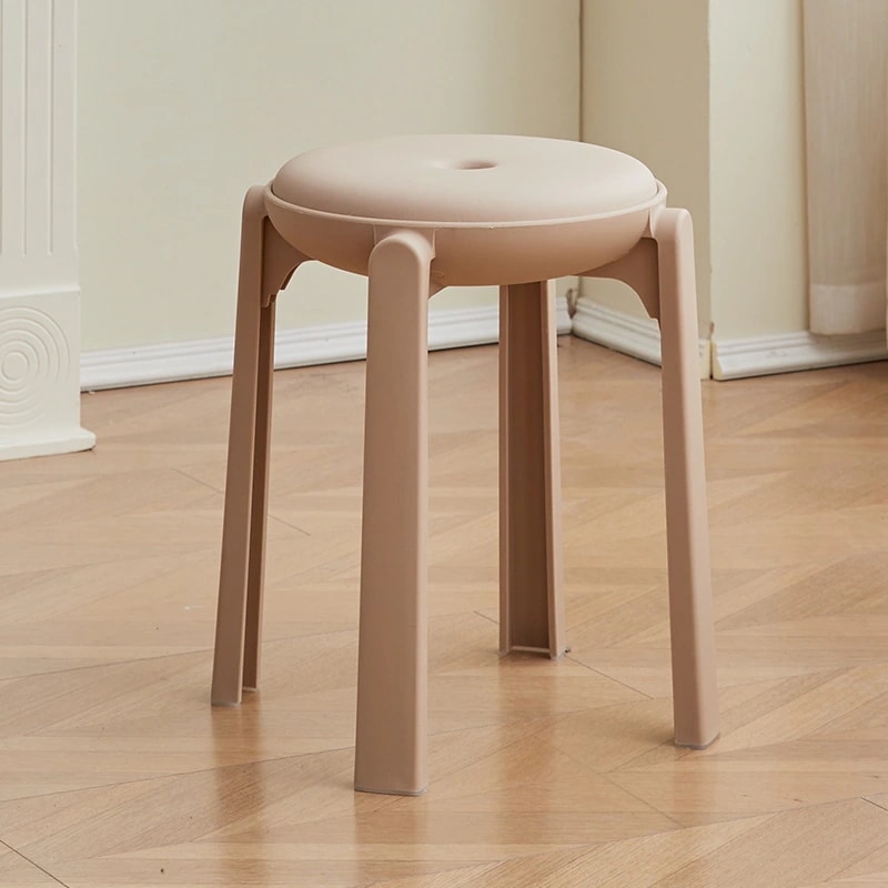 スツール スタッキング ド一ナツ型 頑丈スツール 省スペース 46cm スタッキングチェア スタッキングスツール 屋台イス 椅子 スツール ラウンドベンチ シンプル リビングルーム 積み重ね 超通気性