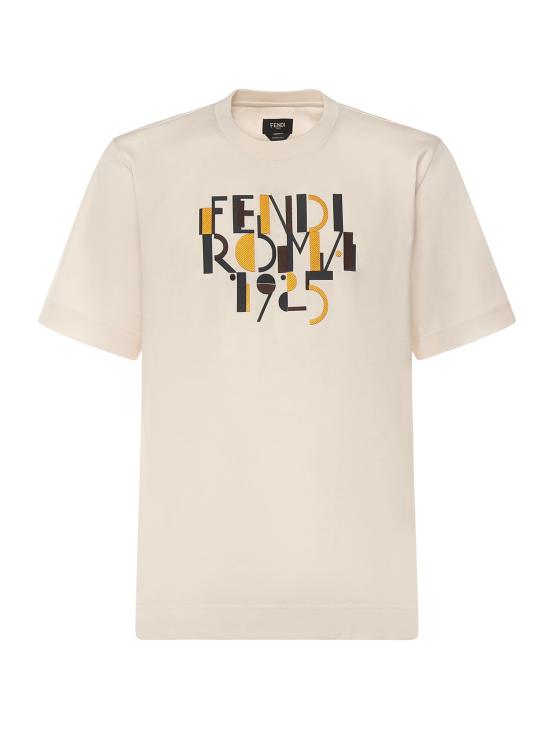 FENDI Men T-Shirts FY0936 AVOHF1J7C White