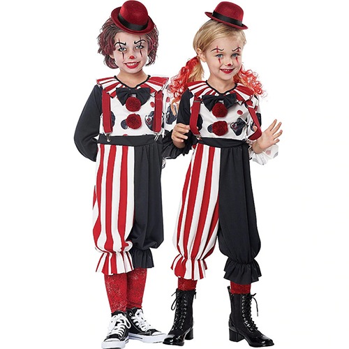 ハロウィン コスプレ ピエロ キッズ 男の子 女の子 衣装 仮装 セット コスチューム かわいい イベント 演出服 ハロウィン衣装 cosplay 変装 演劇 幼稚園 S M L XL