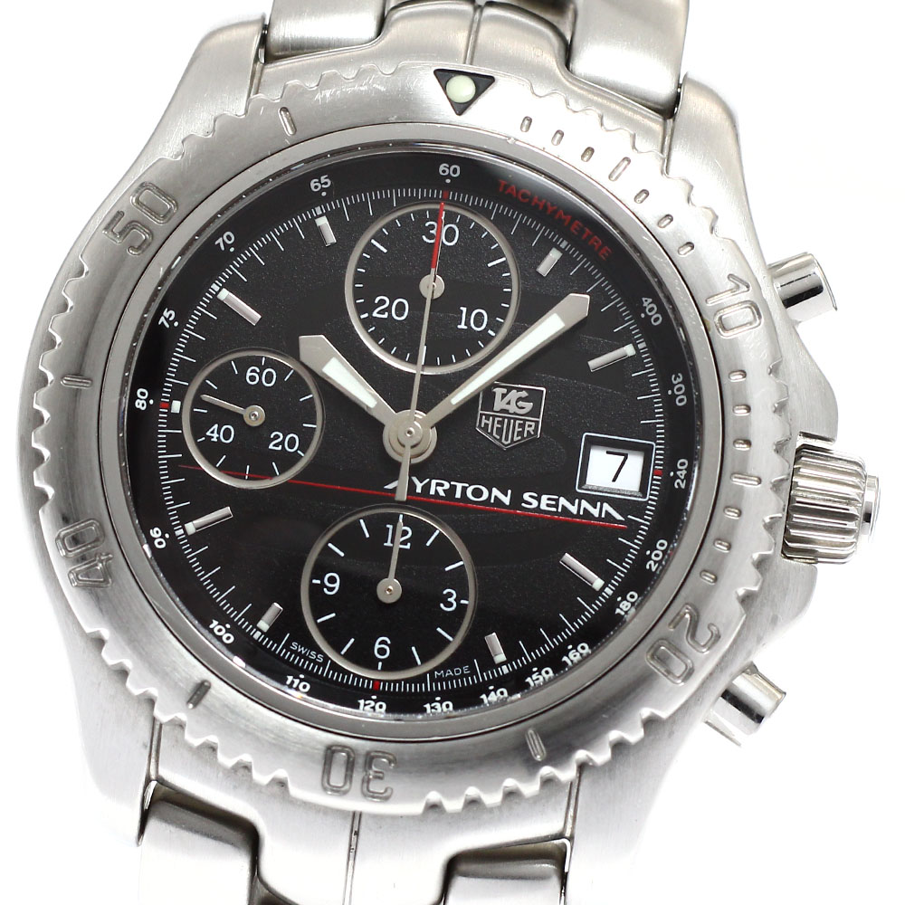 タグホイヤー TAG HEUER CT2114 リンク アイルトン・セナ限定モデル 自動巻き メンズ _918293【中古】
