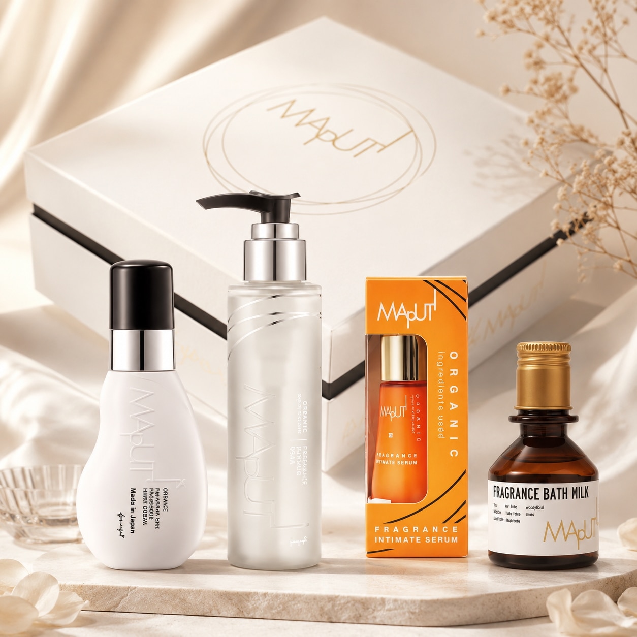 【3stepデリケートゾーンケア商品＋非売品入り】MAPUTI Intimate BOX