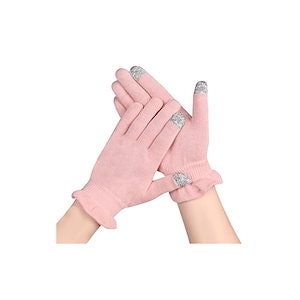 Donfriタッチスクリーン保湿手袋100%綿おやすみ手袋夜間防護アトピー 手袋手荒れケアスマートフォン対応 湿疹や手のひらのひび割れ肌に優しい快適な使い心地(1双パックS)