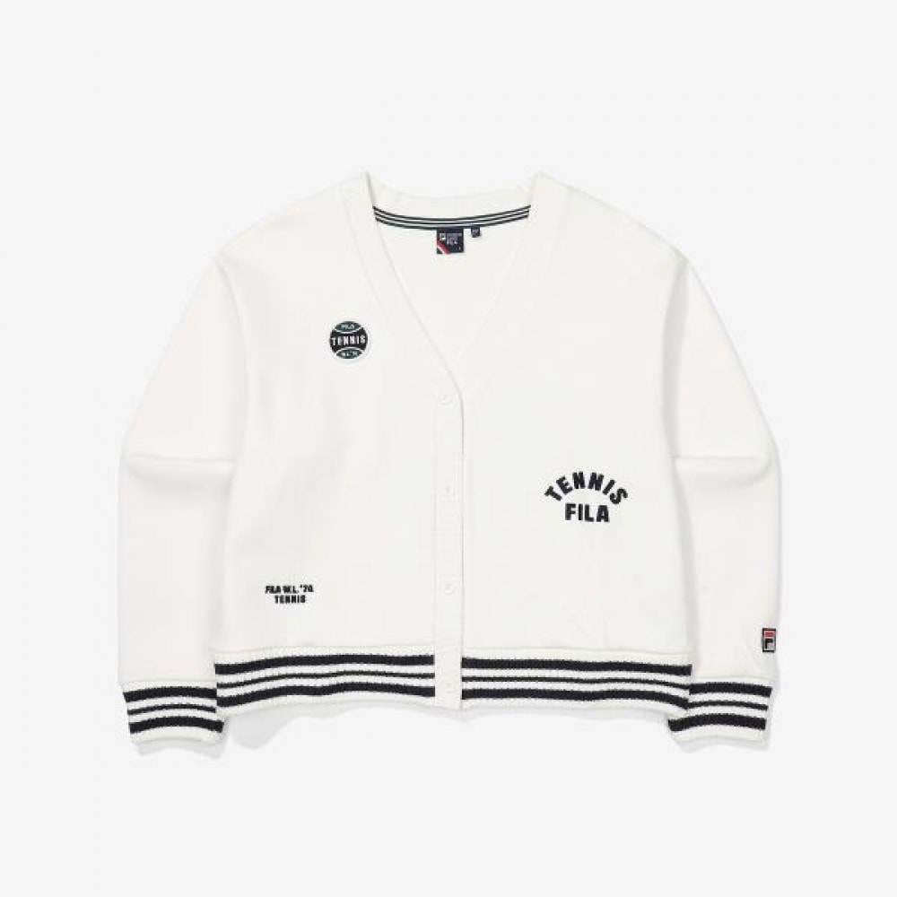 FILA コットン混合カーディガン
