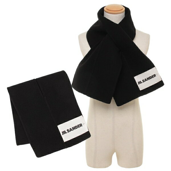 マフラー ジルサンダープラス ブラック メンズ J47TE0116 J40020 001