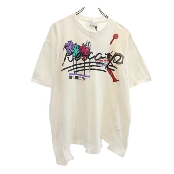 リスカープ 23ss リメイク 半袖 Tシャツ ホワイト系 RESCARP メンズ