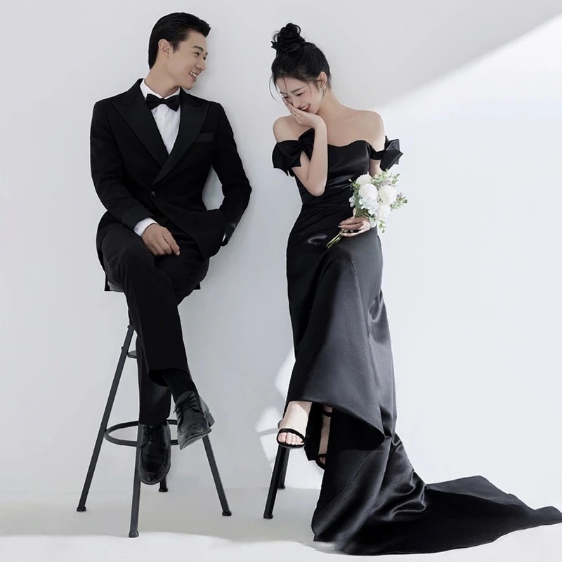 パーティードレス人気 2025 新作 高級感 気質 ワンピース ブラックドレス 花嫁ロングドレス 結婚式ワンピース 結婚式 ドレス 二次会ドレス 花嫁 結婚式 お呼ばれ