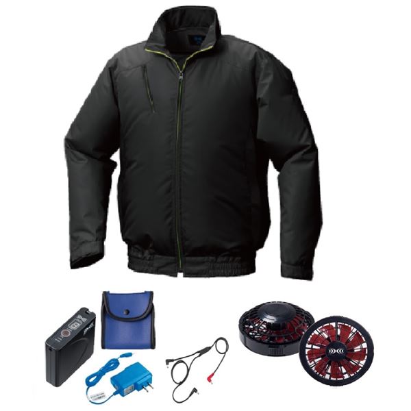 KU92010 空調服 ポリ製 カジュアル FAN2200BR/LISUPER1 ブラック 4L 18,609円