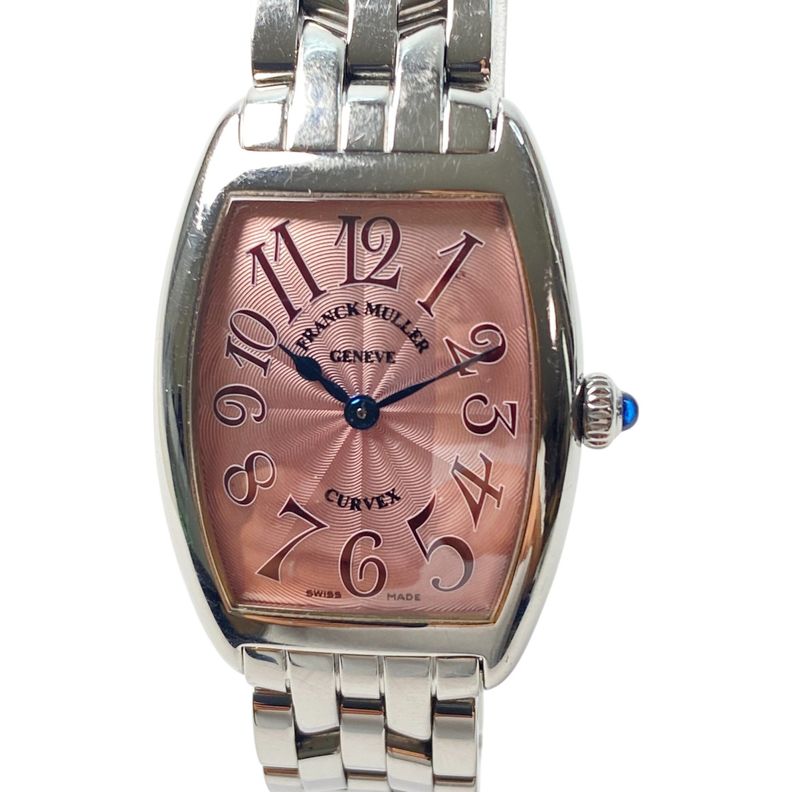 フランクミュラー FRANCK MULLER レディース トノーカーベックス ピンク文字盤 1752QZ クォーツ