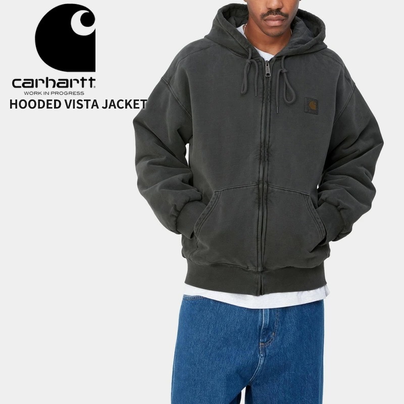 カーハート ダブリューアイピー メンズ スウェットパーカー Carhartt WIP フーデッドビスタジャケット アウター ワークウェア I029524