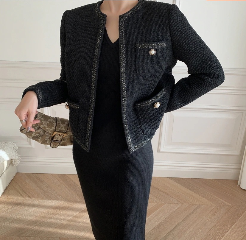 アウター ジャケット 上着 スーツ 袖なし 長袖 ラウンドネック ポケット 前開き 厚手 かわいい 大人可愛い きれいめ シンプル カジュアル 大人 上品 おしゃれ お洒落 大人可愛い 大人女子