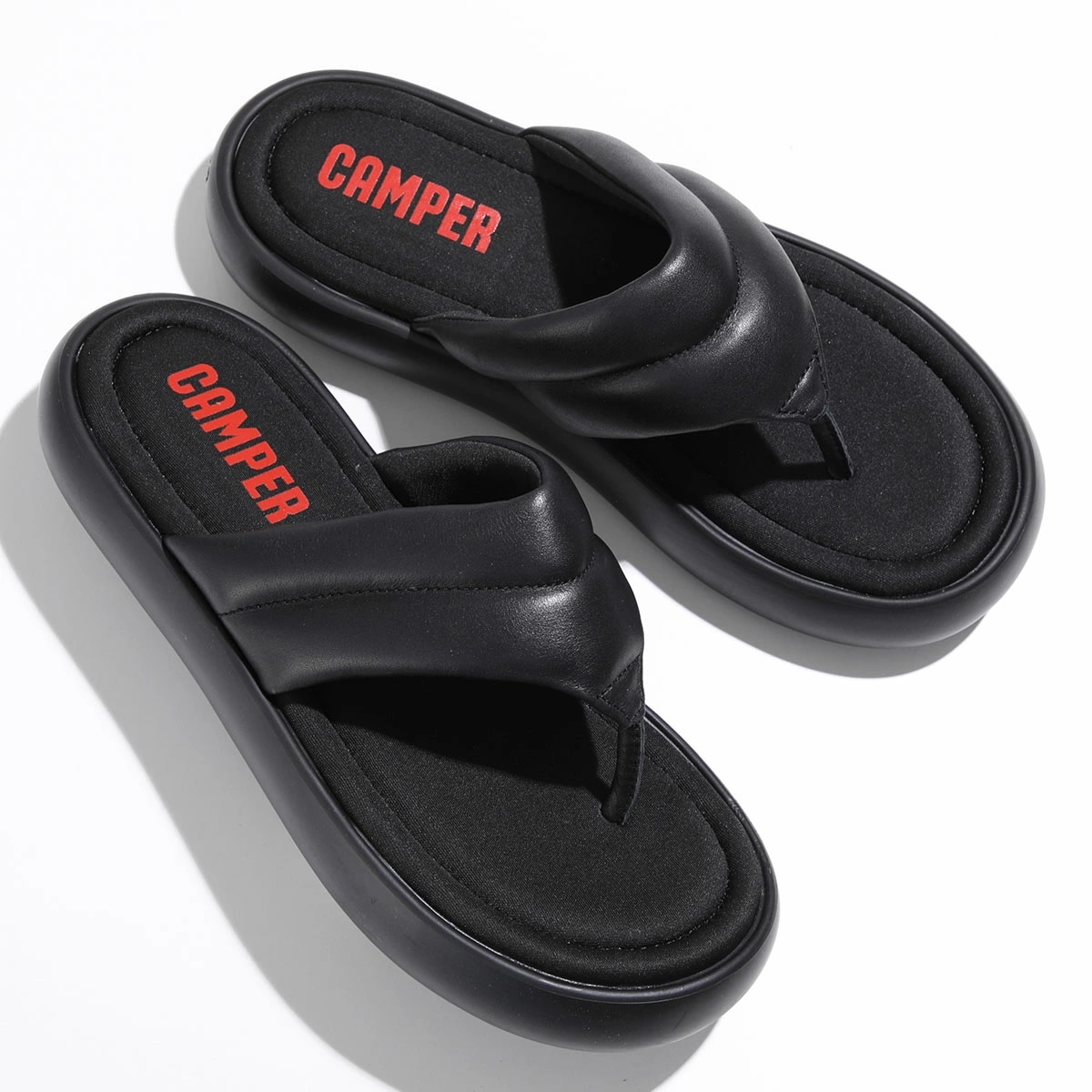 CAMPER カンペール トングサンダル Pelotas Flota ぺロータス フロータ K100940-001 メンズ レザー 軽量 EXTRALIGHT シューズ 靴 Black